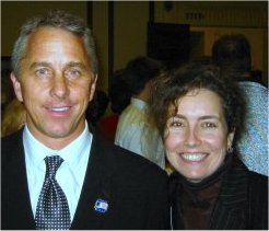 Mikki with Greg LeMond